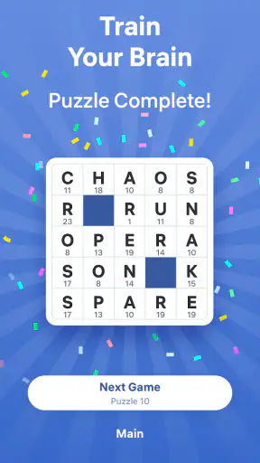 Word Code - Crossword Puzzle screenshot