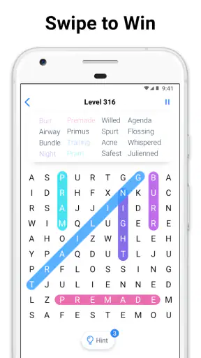 Word Search - crossword puzzle screenshot