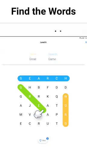 Word Search - crossword puzzle screenshot