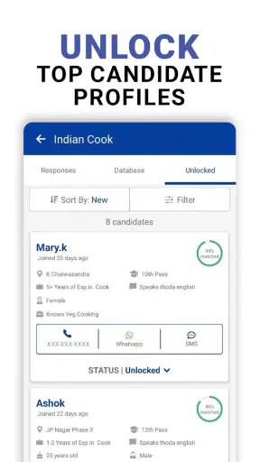 WorkIndia Recruiter App screenshot