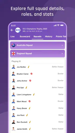 World11 Cricket Live Line screenshot