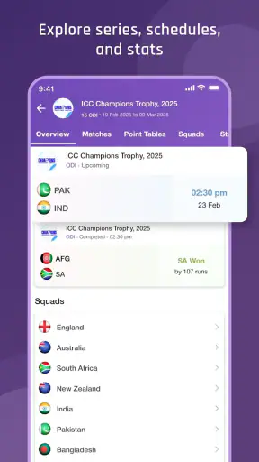 World11 Cricket Live Line screenshot