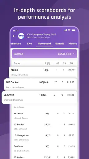 World11 Cricket Live Line screenshot