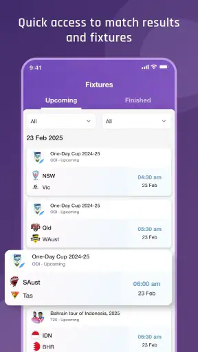World11 Cricket Live Line screenshot