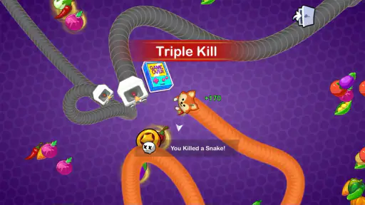 Worms Merge: आइडल एंड आईओ गेम screenshot