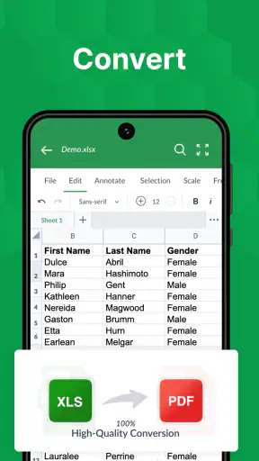 XLSX रीडर: XLS व्यूअर संपादक screenshot