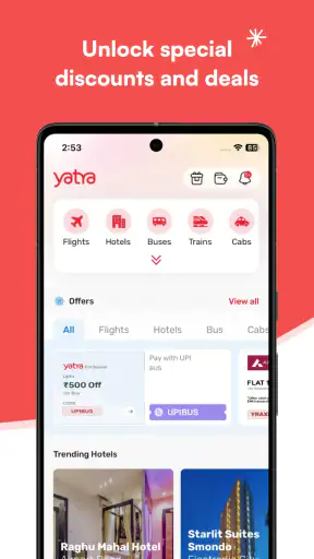 Yatra - Flights, Hotels, Bus screenshot