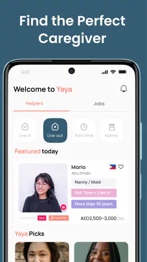 Yaya Middle East: Nanny & Maid screenshot