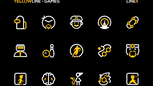 YellowLine Icon Pack : LineX screenshot