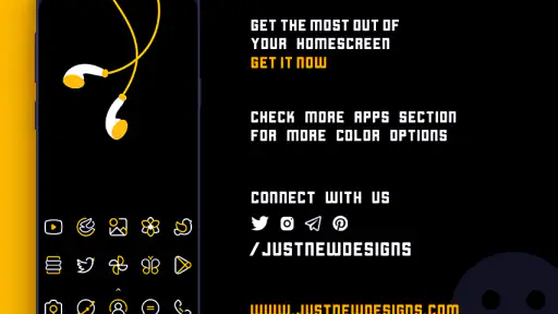 YellowLine Icon Pack : LineX screenshot