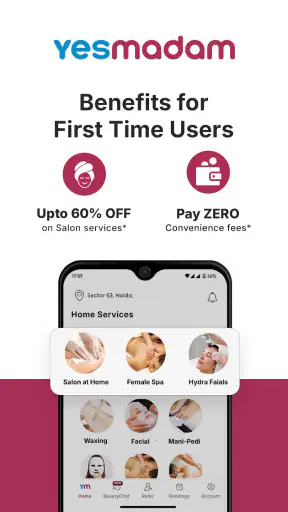 Yes Madam - Salon at Home screenshot