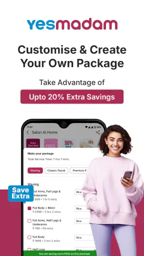 Yes Madam - Salon at Home screenshot