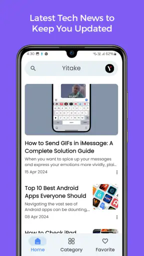 Yitake - App screenshot