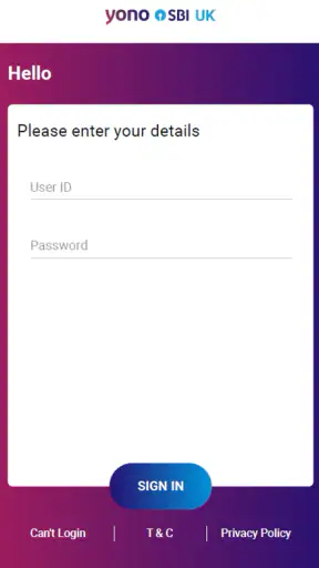 YONO SBI UK screenshot