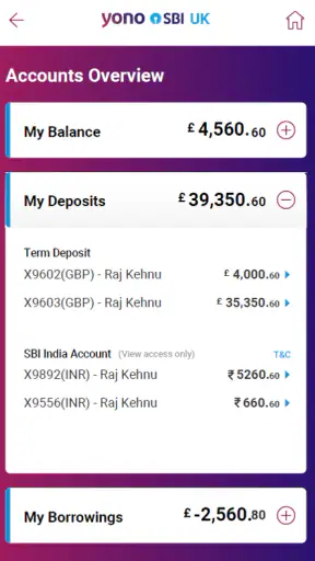 YONO SBI UK screenshot