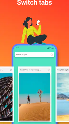 You Browser with File Manager screenshot