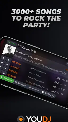 YouDJ Mixer - Easy DJ app screenshot