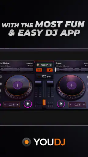 YouDJ Mixer - Easy DJ app screenshot