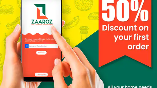 ZAAROZ All in One Delivery App screenshot