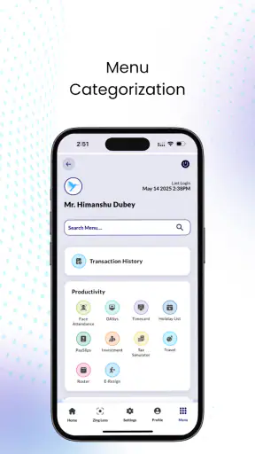 ZingHR screenshot