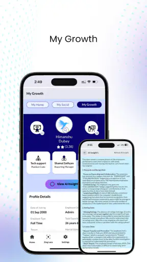 ZingHR screenshot