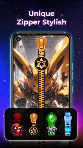 ZipLock - Zipper Lock Screen screenshot