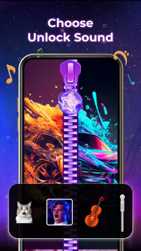 ZipLock - Zipper Lock Screen screenshot