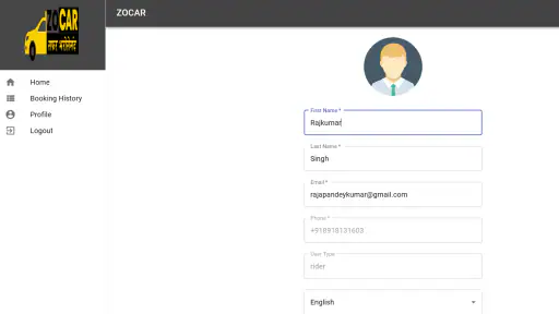 Zocar Taxi screenshot