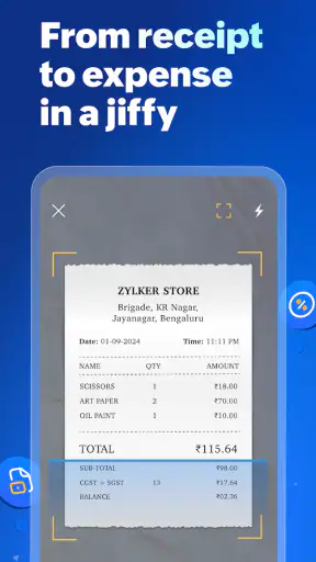 Zoho Books - GST Accounting screenshot