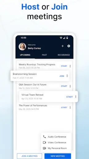 Zoho Meeting - Online Meetings screenshot