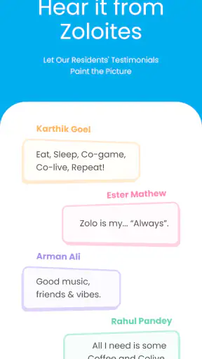 Zolo Coliving - Rent PG Online screenshot