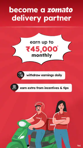 Zomato Delivery Partner screenshot