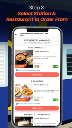Zoop India-Order Food in Train screenshot