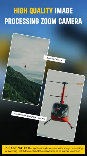 अल्ट्रा जूम टेलीस्कोप कैमरा screenshot