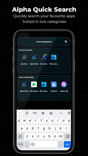 अल्फा हाइब्रिड लॉन्चर 4D थीम screenshot
