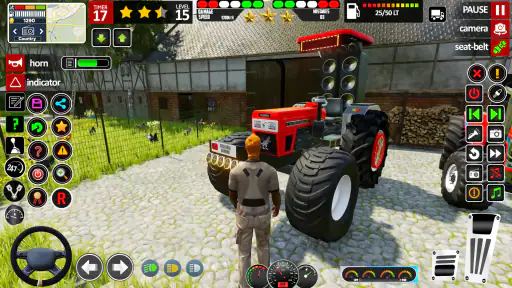 असली ट्रैक्टर गेम सिम्युलेटर screenshot