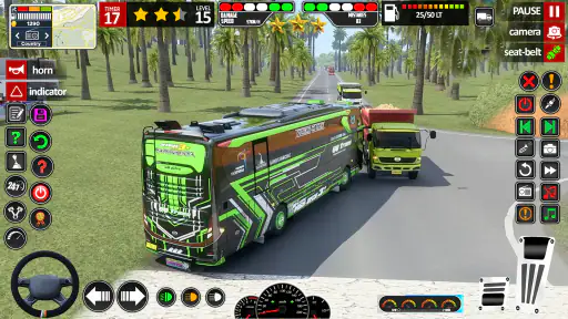 असली बस ड्राइविंग सिटी बस गेम screenshot