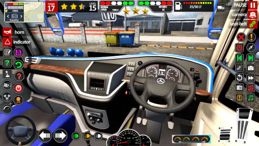 असली बस ड्राइविंग सिटी बस गेम screenshot