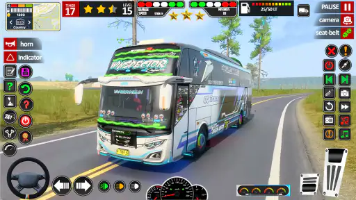 असली बस ड्राइविंग सिटी बस गेम screenshot