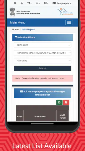 घरो की नई सूची 2025-26 screenshot