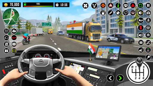 ऑटोबस ड्राइविंग विद्यालय खेल screenshot