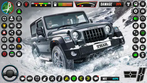 ऑफरोड क्रूजर 3डी सिम्युलेटर screenshot