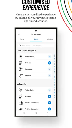 ओलंपिक खेल: लाइव खेल और समाचार screenshot