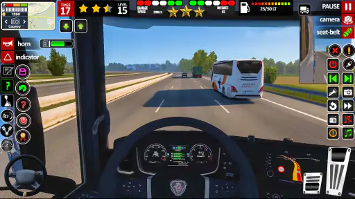 कोच बस गेम 3D बस ड्राइवर screenshot