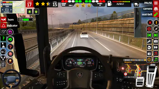 कोच बस गेम 3D बस ड्राइवर screenshot