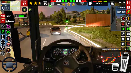 कोच बस गेम 3D बस ड्राइवर screenshot