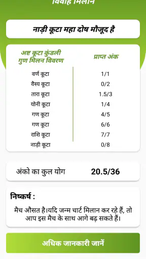 कुंडली मिलान screenshot