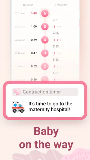 कॉनट्रैक्शन काउंटर और टाइमर screenshot