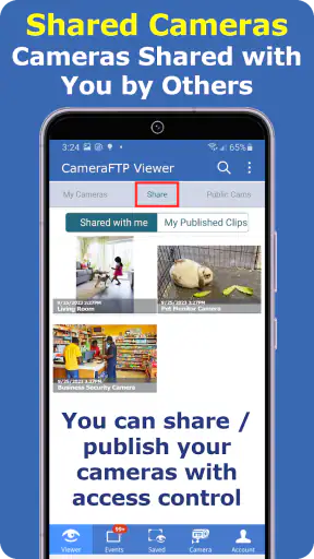 कैमराएफटीपी आईपी कैमरा व्यूअर screenshot
