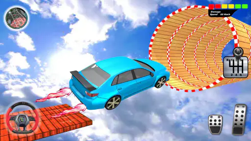 कार खेल करतब दौड़: kar game 3d screenshot